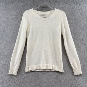 Acne Sweater Ivory Angora Knit Women's Size Medium